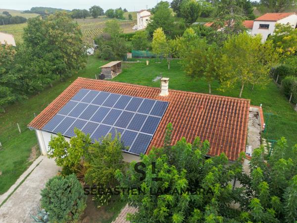Lasgraisses (81300) Maison de plain-pied 4 pièces avec grand jardin et revenus solaires – Lasgraisses, au calme