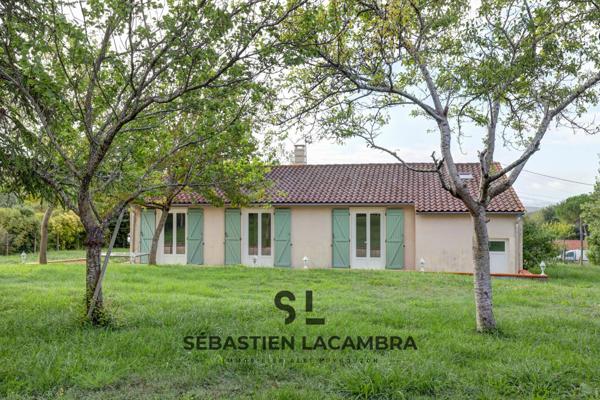 Lasgraisses (81300) Maison de plain-pied 4 pièces avec grand jardin et revenus solaires – Lasgraisses, au calme