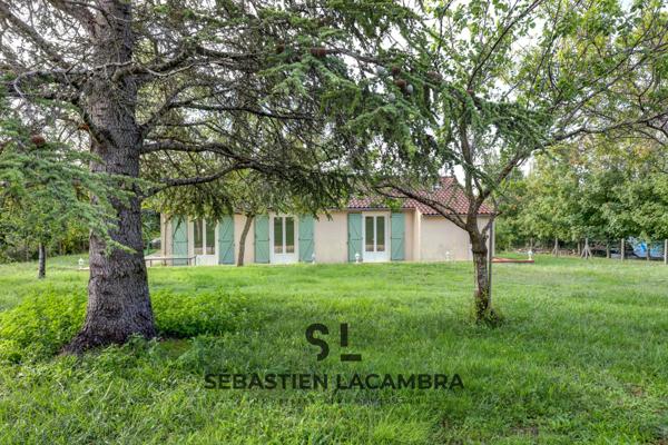 Lasgraisses (81300) Maison de plain-pied 4 pièces avec grand jardin et revenus solaires – Lasgraisses, au calme