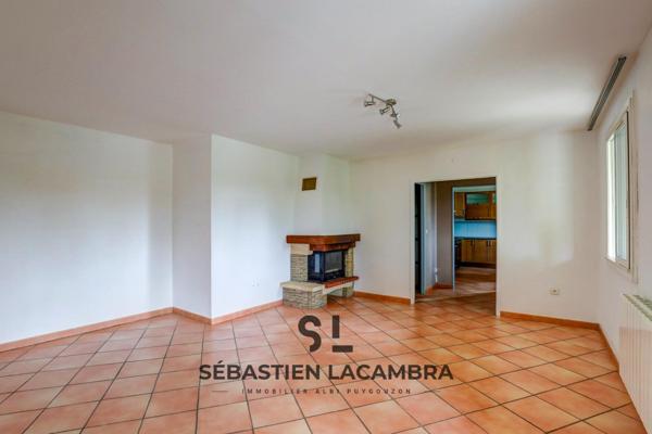 Lasgraisses (81300) Maison de plain-pied 4 pièces avec grand jardin et revenus solaires – Lasgraisses, au calme