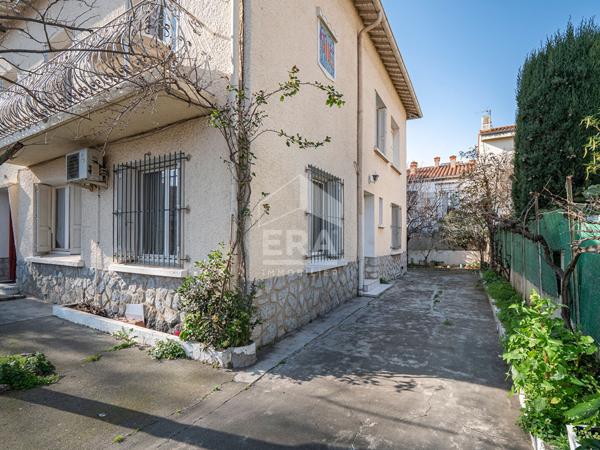 À vendre à Perpignan "La Lunette" : Maison 3 faces, 170 m2 habitables, 5 chambres