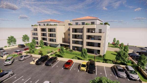 appartement à vendre 3 pièces BORGO (20) de 64,18 m2 avec terrasse et jardin