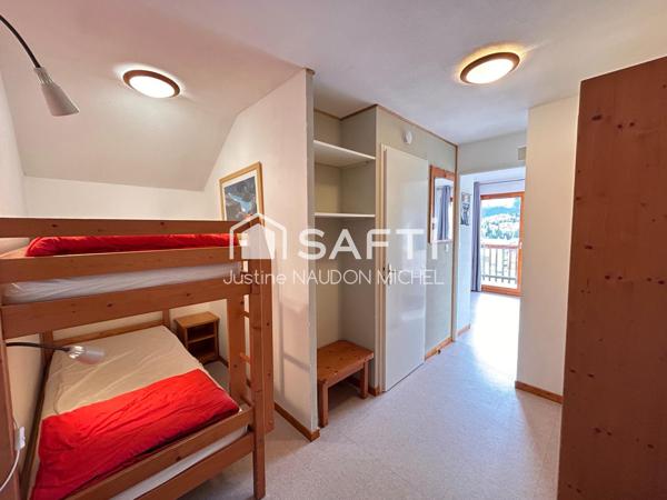 Studio cab 4 pers – Superdévoluy – Vue montagne