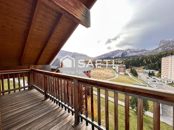 Studio cab 4 pers – Superdévoluy – Vue montagne