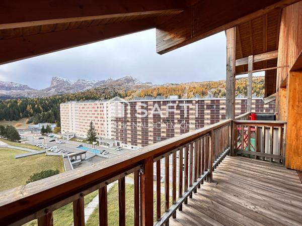 Studio cab 4 pers – Superdévoluy – Vue montagne