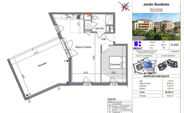 Appartement à vendre 2 pièces 45 m² Toulon