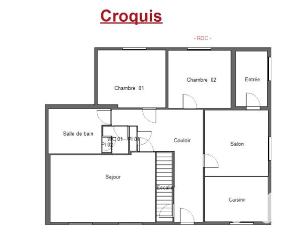 Maison à vendre 4 pièces 84 m² Guer