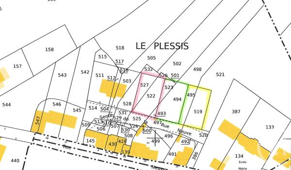 Terrain à vendre  281 m 2   GOURNAY SUR MARNE  - 93