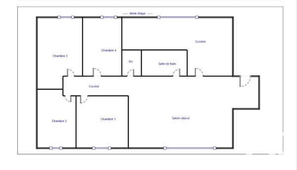 Appartement à vendre 5 pièces 89,45 m² Saint-Brieuc