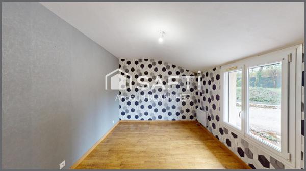 Pavillon 3 chambres avec vue sur la campagne.