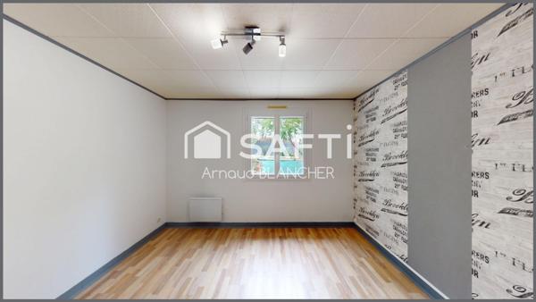 Pavillon 3 chambres avec vue sur la campagne.