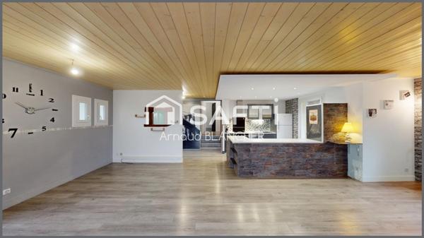 Pavillon 3 chambres avec vue sur la campagne.