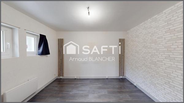 Pavillon 3 chambres avec vue sur la campagne.