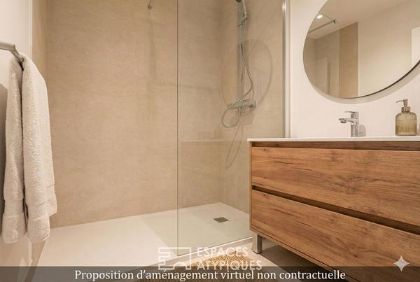 Appartement rénové avec 2 chambres