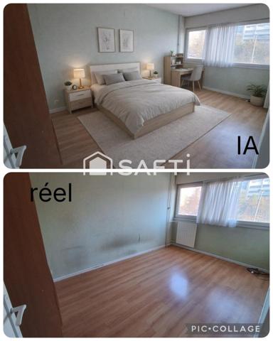 Appartement traversant 84m²