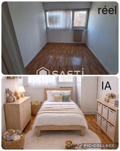 Appartement traversant 84m²