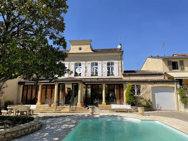 Magnifique hôtel particulier XIXème avec piscine au centre de Bergerac, classée ville d’Art et d’Histoire., BERGERAC
