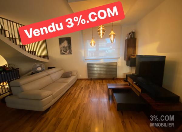 3%COM Beau F3 en duplex avec balcon et garage double Hochfelden (67270)