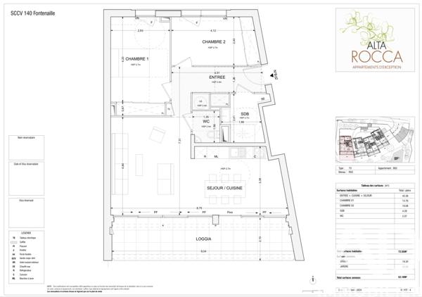 Appartement à vendre 3 pièces 73 m² Aix-en-Provence