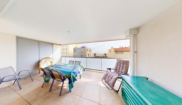 Appartement 3 pièces récent à Canet-Plage ? Terrasse 17 m², vue mer, proche plage