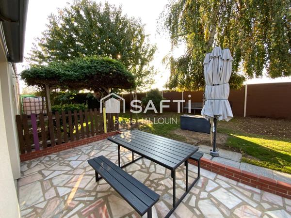 Pavillon 5 chambres, 112m² garage et jardin