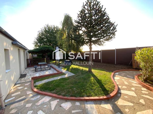 Pavillon 5 chambres, 112m² garage et jardin