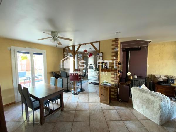 Pavillon 5 chambres, 112m² garage et jardin