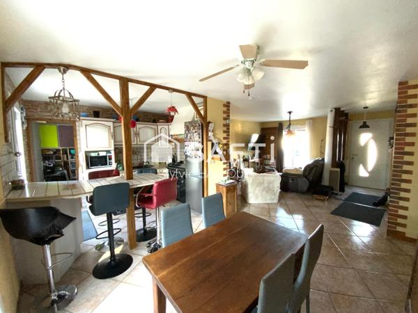 Pavillon 5 chambres, 112m² garage et jardin