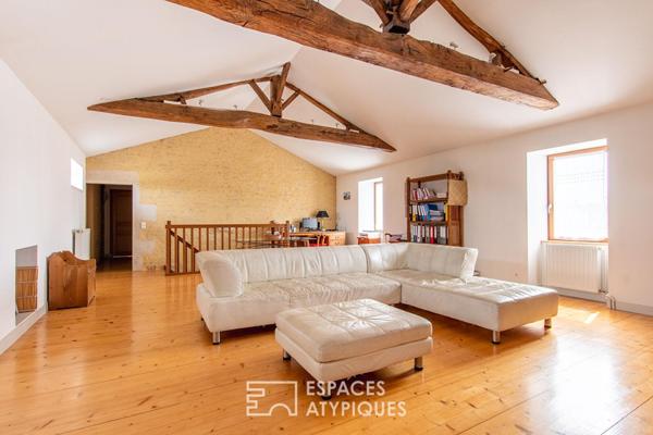 Propriété de caractère avec longère, logement d’amis et grange