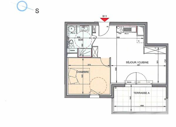 Appartement à vendre    2 pièces • 39,60 m2 Sète