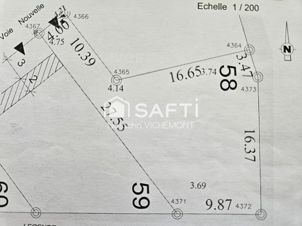 Terrain viabilisé quartier hippodrome et Permis de construire accepté!