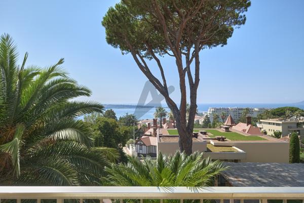 Cannes - Californie : 5P vue mer, garages et piscine