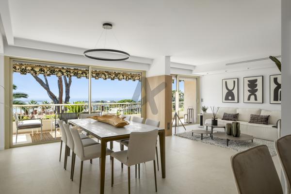 Cannes - Californie : 5P vue mer, garages et piscine