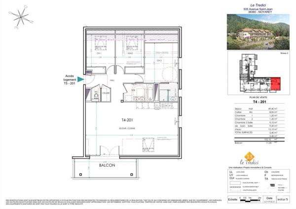 Appartement à vendre 4 pièces 102 m² Noyarey