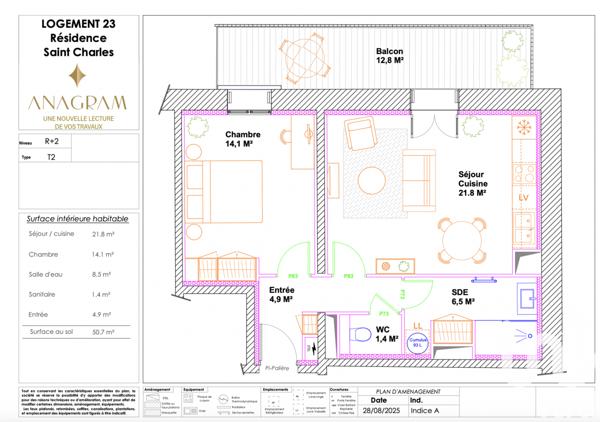 Appartement à vendre 2 pièces 51 m² Pignan