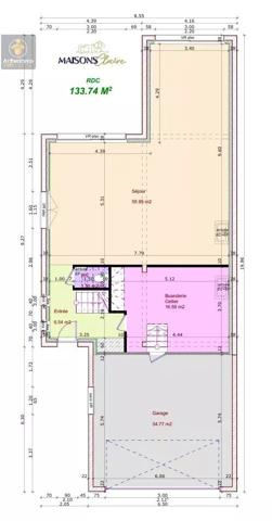 Vente                                                      Terrain
                        
                                         393 m2                     à Moulins-Lès-Metz