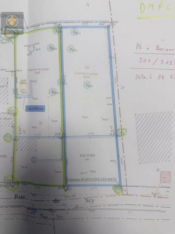 Vente                                                      Terrain
                        
                                         393 m2                     à Moulins-Lès-Metz