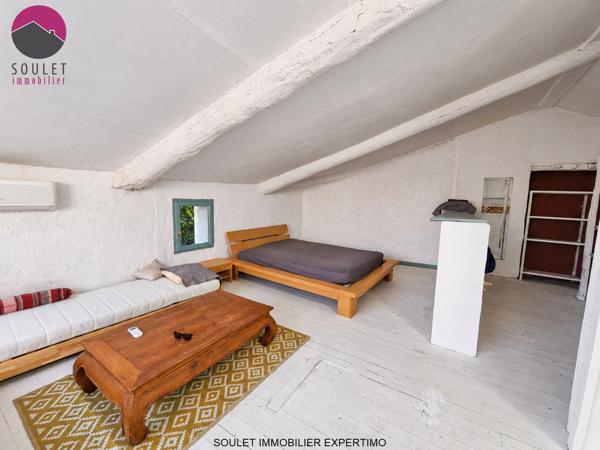 Maison avec cour et terrasse vue Ventoux