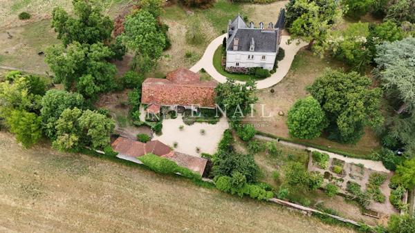 Elégant château du XIXe siècle dans le bocage Bourbonnais