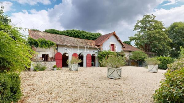 Elégant château du XIXe siècle dans le bocage Bourbonnais