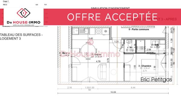 Appartement à vendre 2 pièces de 35 m²