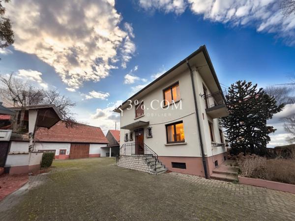 3%COM Ensemble immobilier avec maison - dépendance - cour et jardin 20 ares  Reichstett (67116)