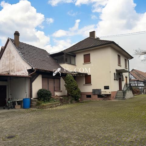 3%COM Ensemble immobilier avec maison - dépendance - cour et jardin 20 ares  Reichstett (67116)