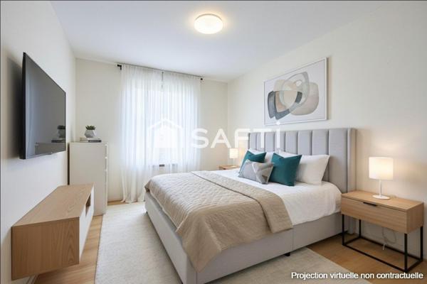 T4 lumineux avec garage boxé et cave