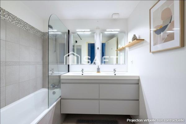 T4 lumineux avec garage boxé et cave