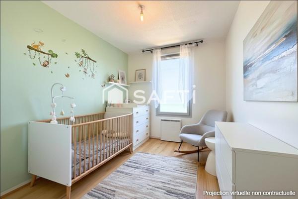 T4 lumineux avec garage boxé et cave