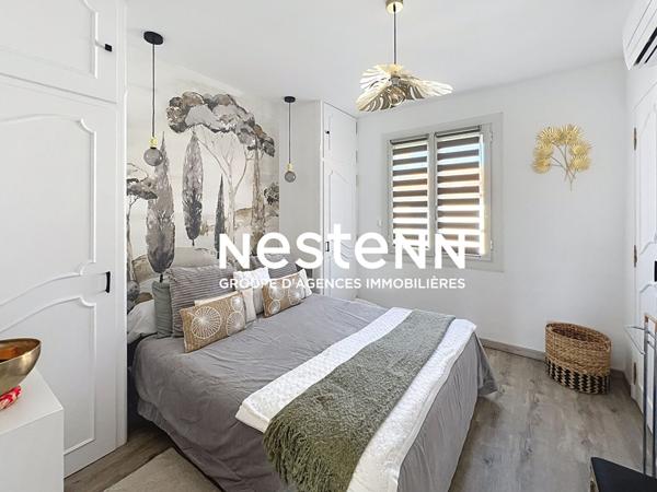 Perpignan maison rénovée, divisée en deux appartements 5 pièces 116.73 m2, jardin et garage.