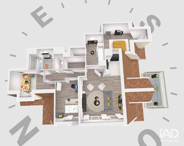 Appartement à vendre 4 pièces 83 m² Le Blanc-Mesnil