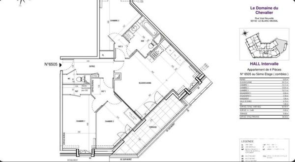 Appartement (neuf) à vendre 4 pièces 83 m² Le Blanc-Mesnil