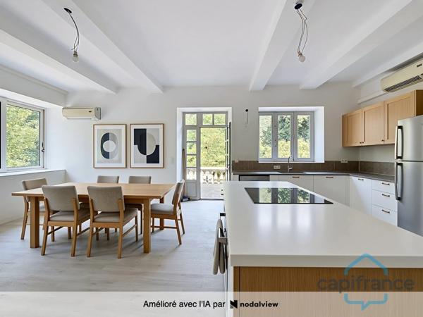 Maison à vendre avec 1 T4 de 80 m2 + 2 T2 de 36 m2 SAINT JEAN DU GARD (30)terrain environ 10719 m2